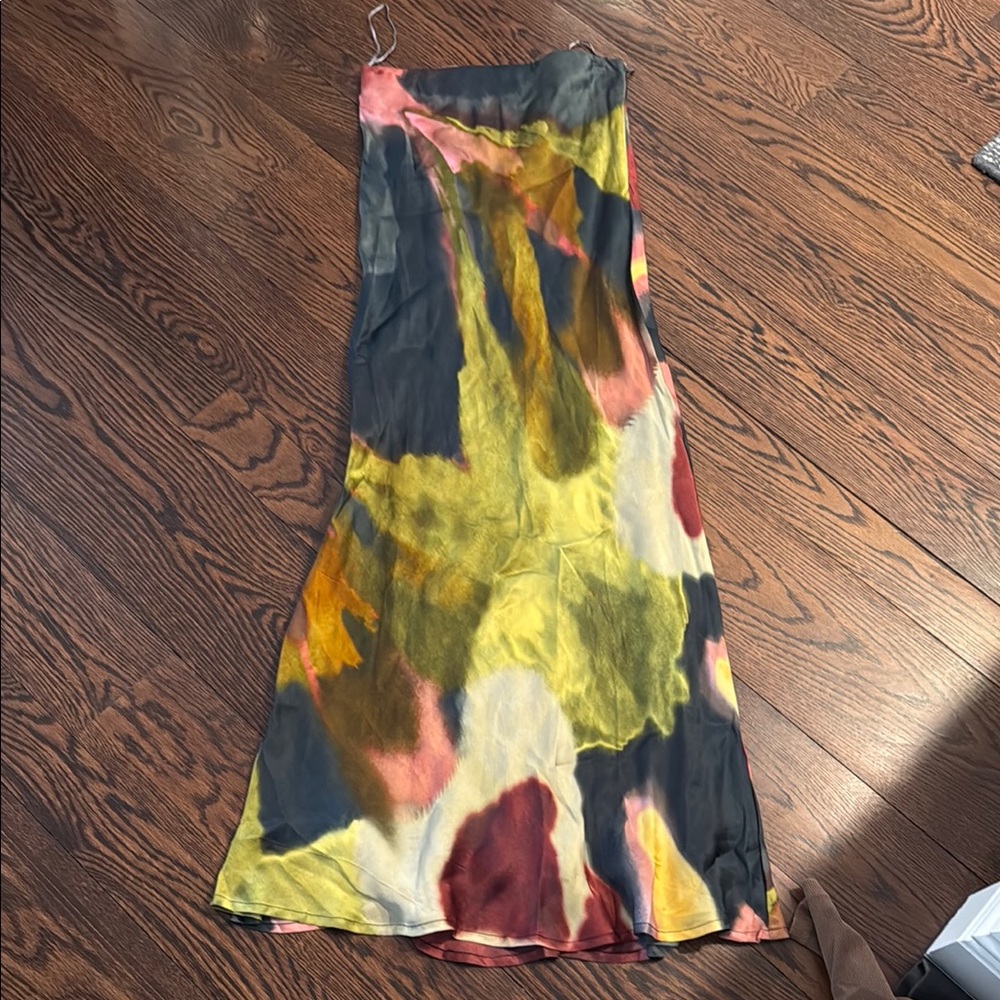 Multicolor Tie-Dye Maxi skirt